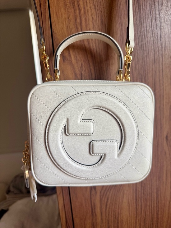 Gucci Handbags - Gucci Top Handle Leather Crossbody Bag